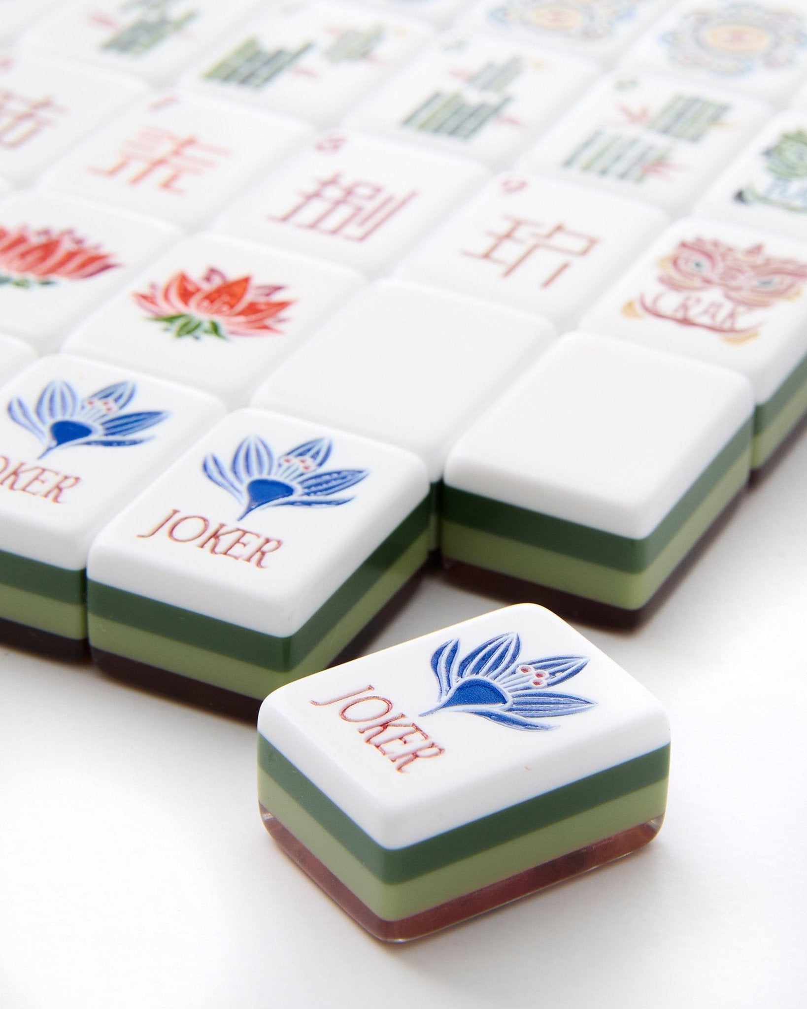 [Oh My Mahjong] Heritage Mahjong Tile Set - The Pink Pineapple 850