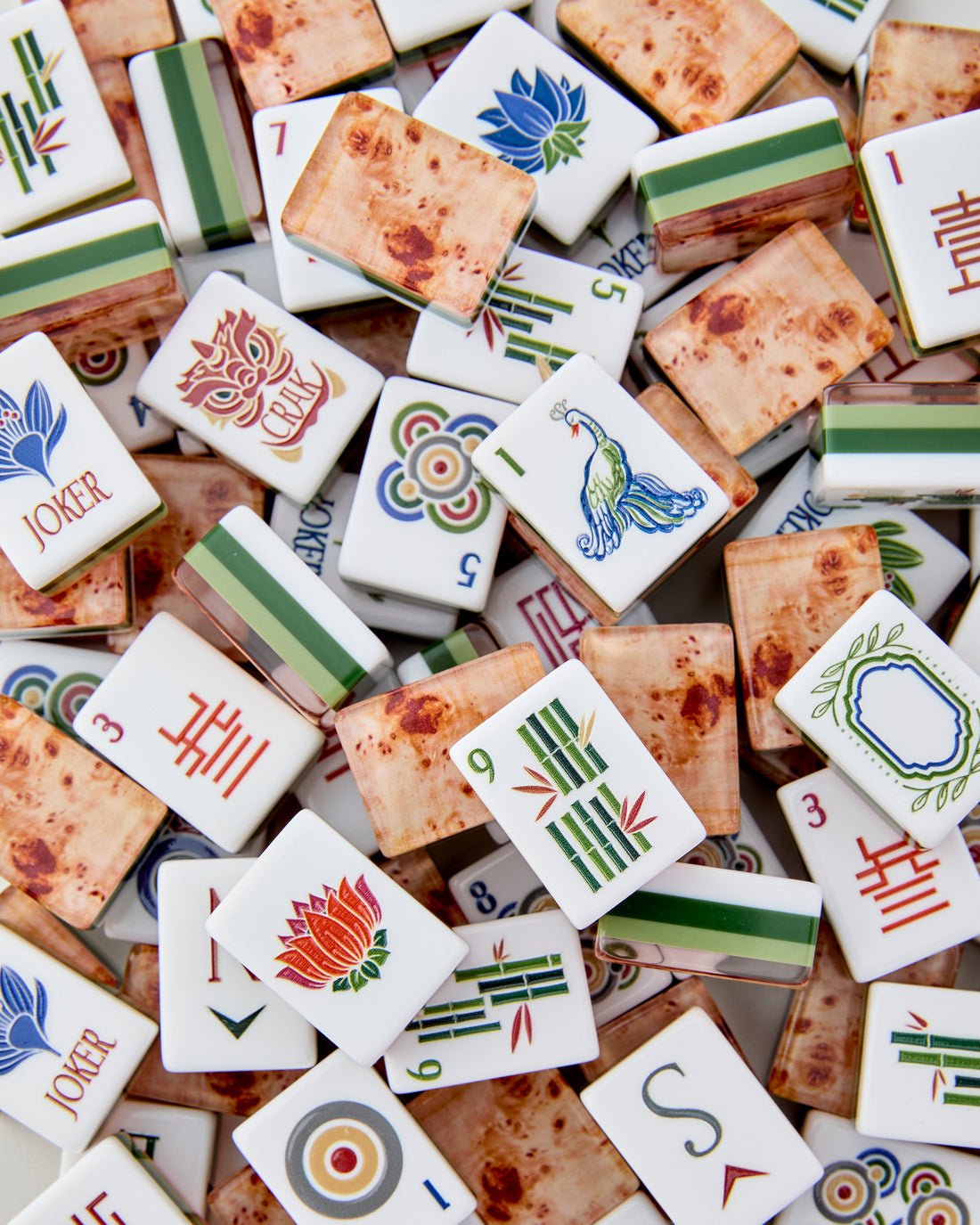[Oh My Mahjong] Heritage Mahjong Tile Set - The Pink Pineapple 850