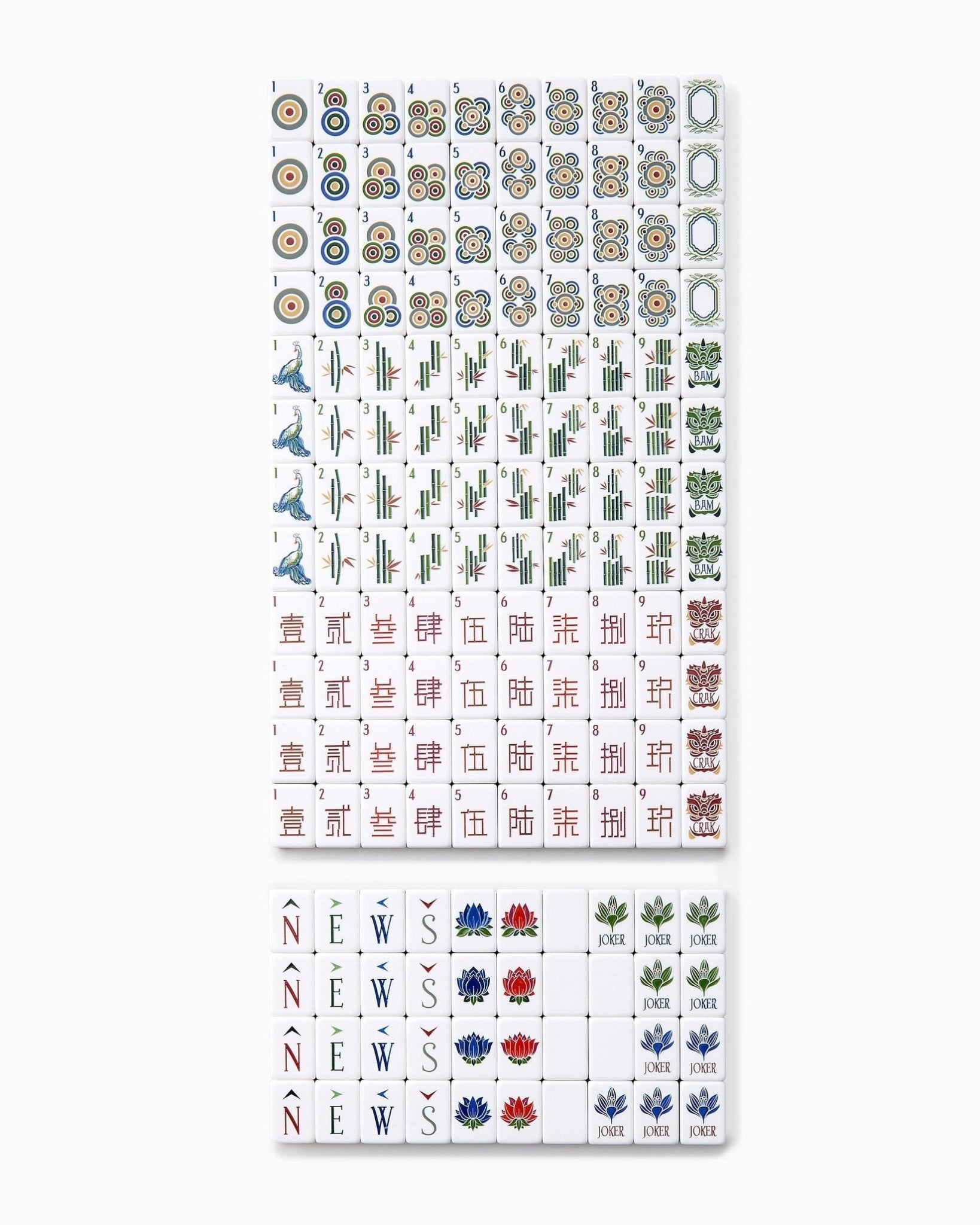 [Oh My Mahjong] Heritage Mahjong Tile Set - The Pink Pineapple 850