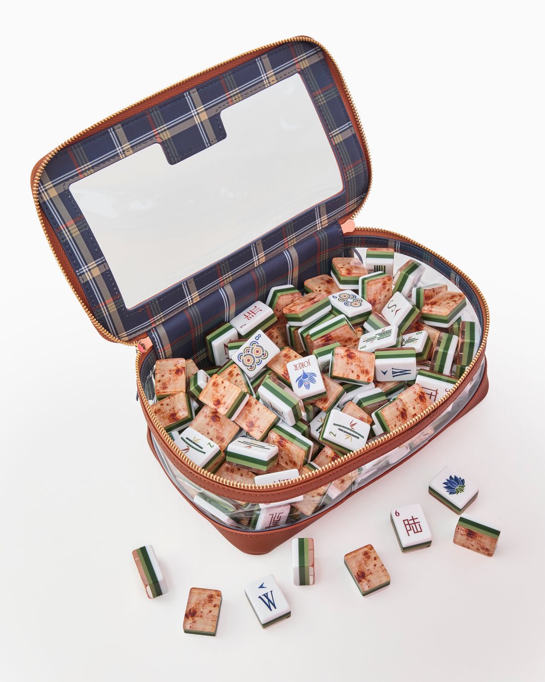 [Oh My Mahjong] Heritage Mahjong Tile Set - The Pink Pineapple 850