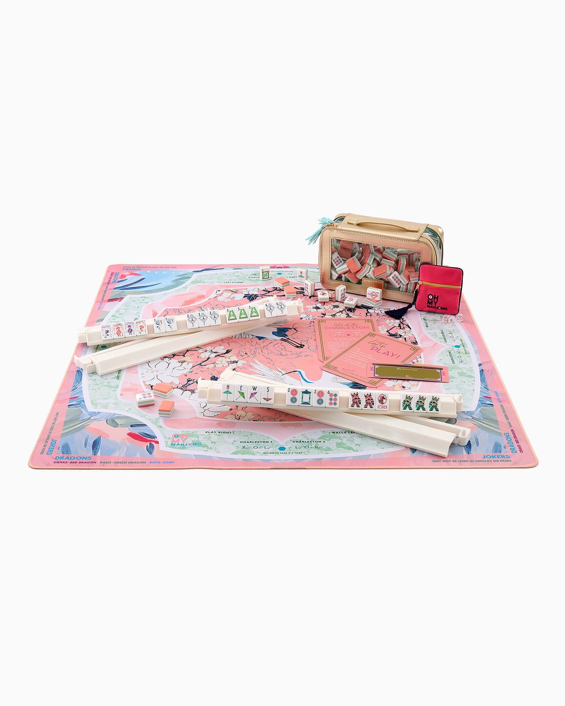 [Oh My Mahjong] Heron Mahjong Mat - PREORDER - The Pink Pineapple 850