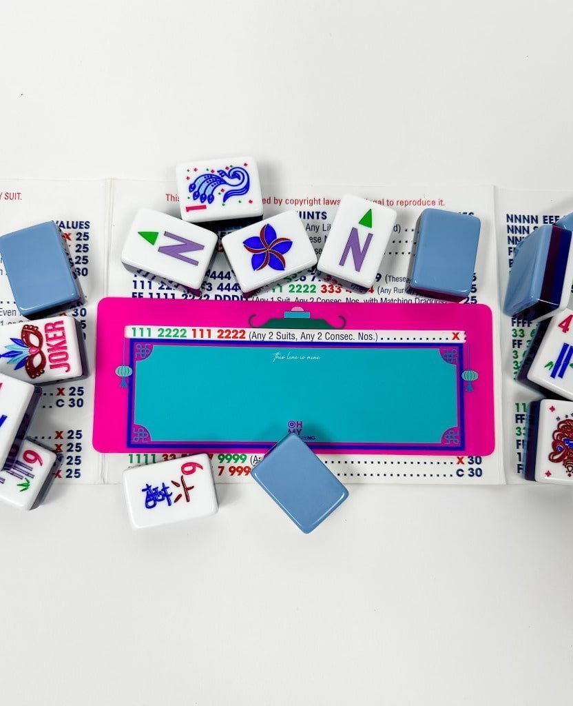 [Oh My Mahjong] Hot Pink Mahjong Line Finder - The Pink Pineapple 850