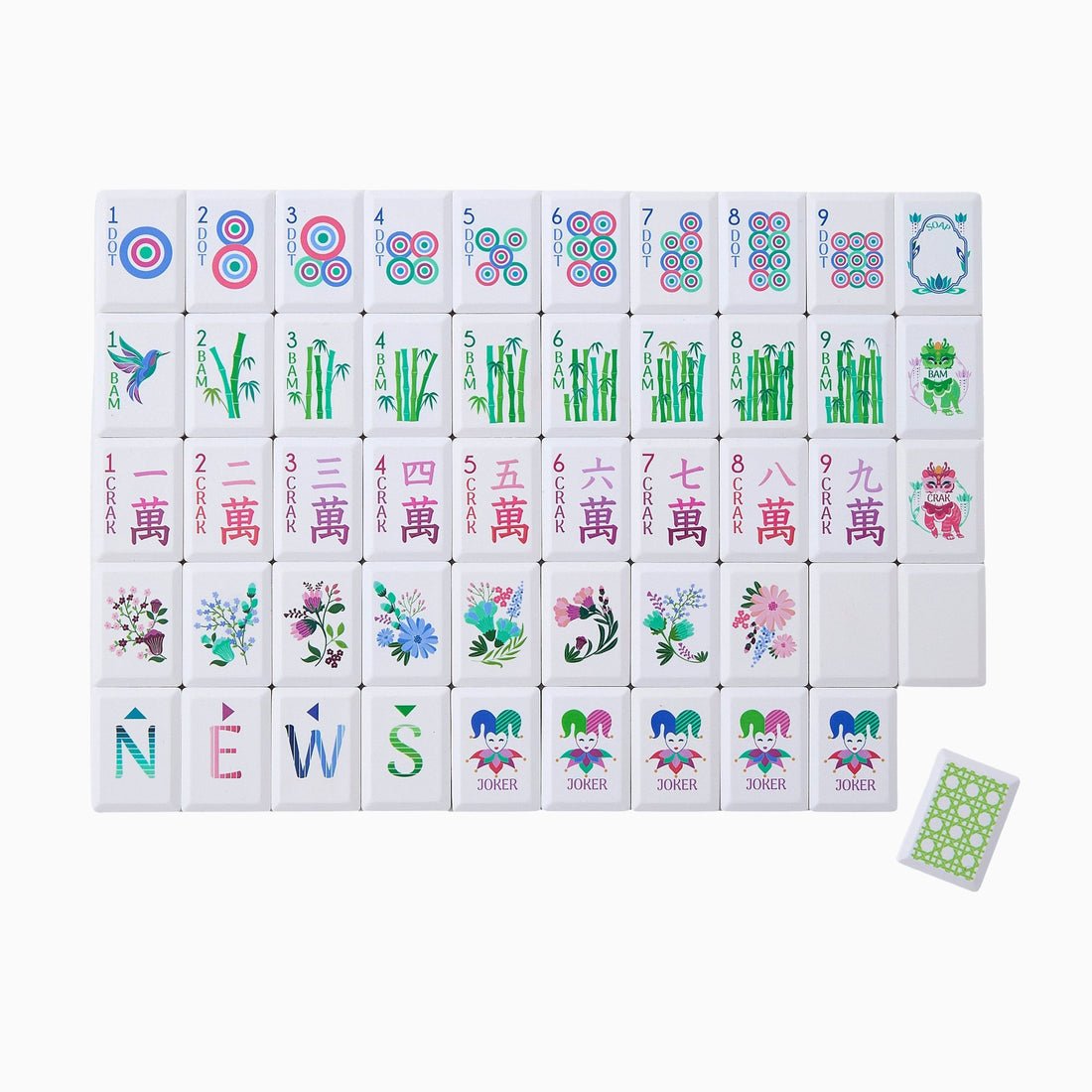 [Oh My Mahjong] Jardin Debutante Tile Set - The Pink Pineapple 850