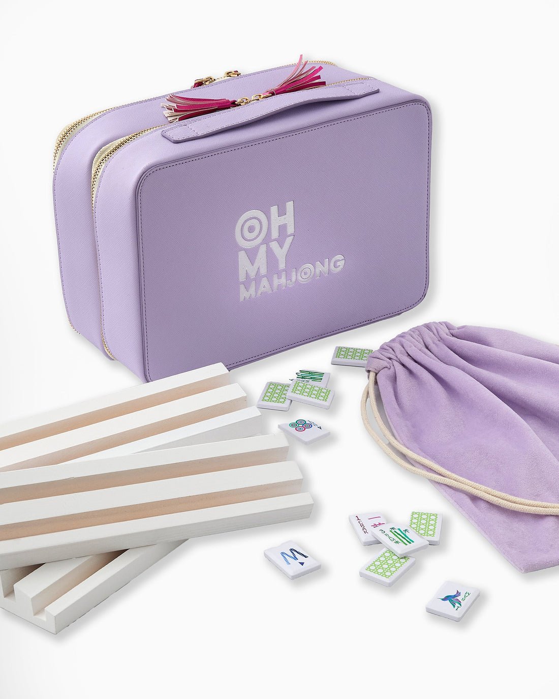 [Oh My Mahjong] Jardin Debutante Tile Set - The Pink Pineapple 850