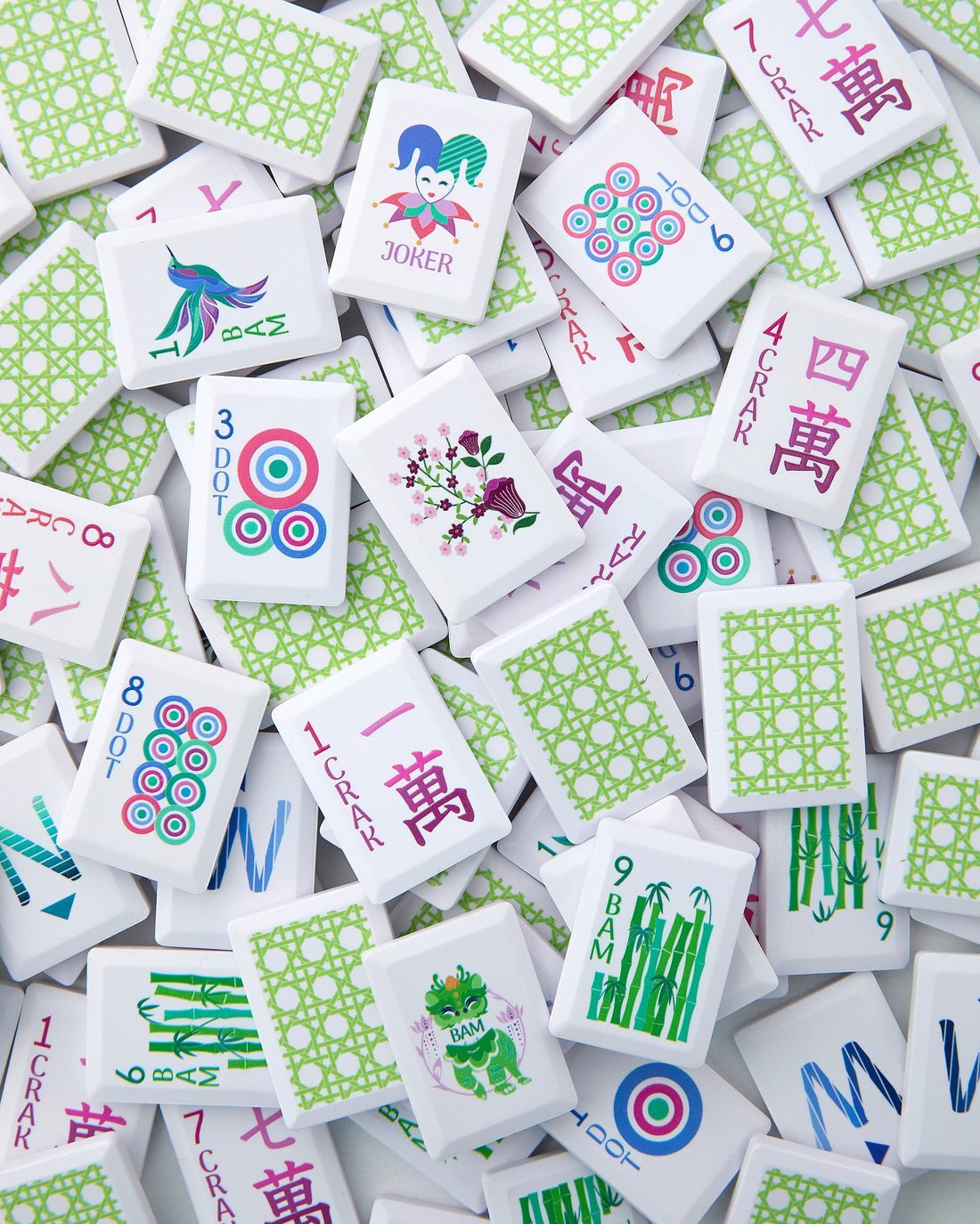 [Oh My Mahjong] Jardin Debutante Tile Set - The Pink Pineapple 850