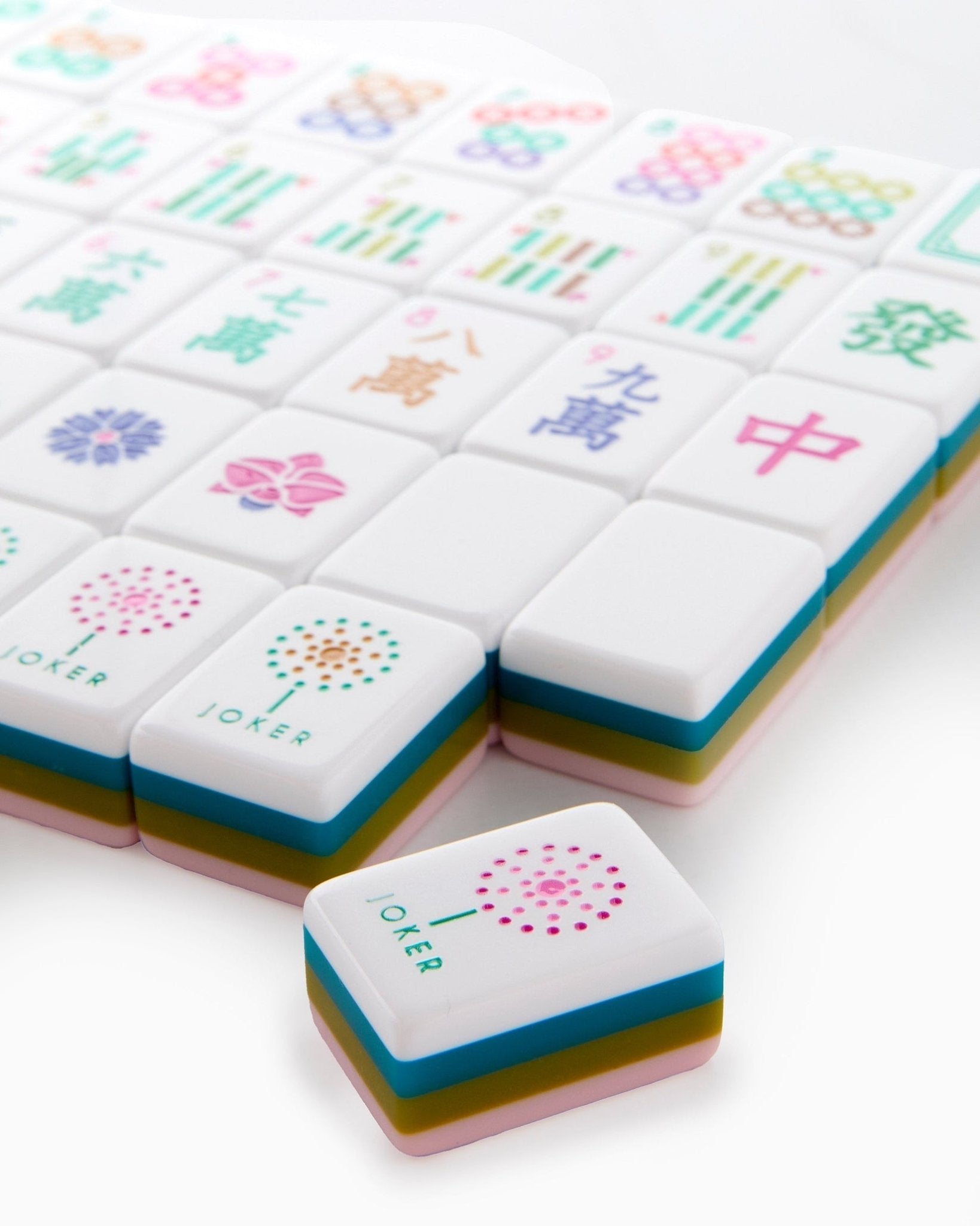 [Oh My Mahjong] La Fete Mahjong Tiles. - The Pink Pineapple 850