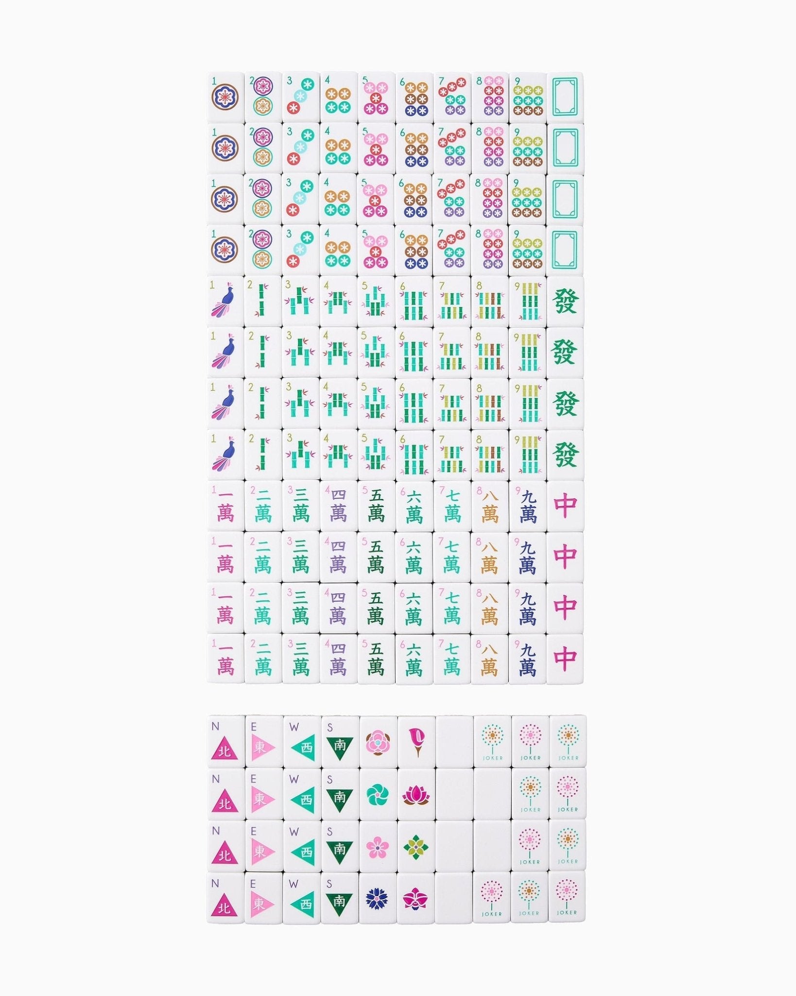 [Oh My Mahjong] La Fete Mahjong Tiles. - The Pink Pineapple 850