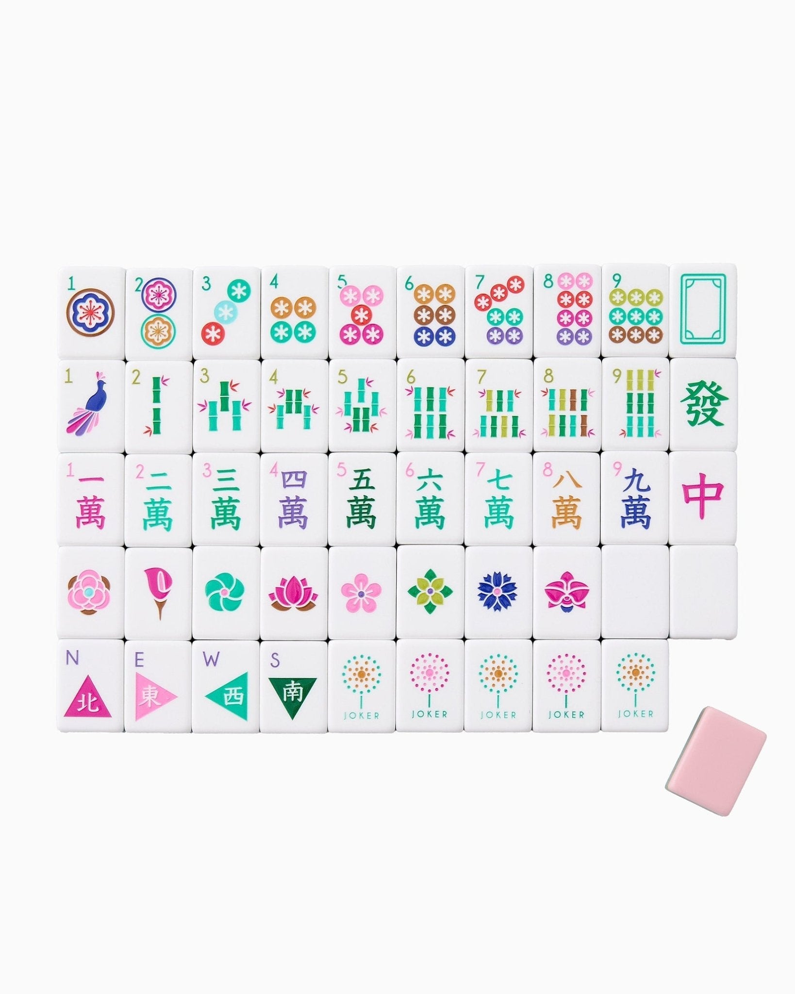 [Oh My Mahjong] La Fete Mahjong Tiles. - The Pink Pineapple 850