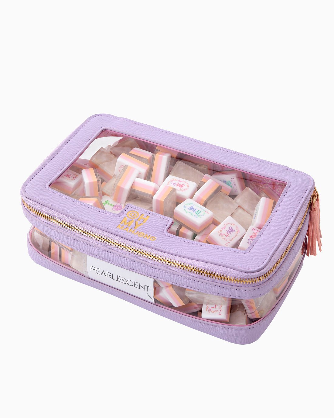 [Oh My Mahjong] Lavendar Mahjong Tile Storage Bag. - The Pink Pineapple 850