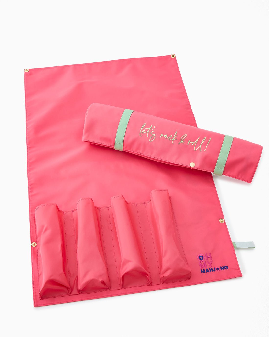 [Oh My Mahjong] Let’s Rack & Roll Bag in Strawberry Pink - The Pink Pineapple 850