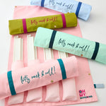 [Oh My Mahjong] Let’s Rack & Roll Mahjong Bag in Olive - The Pink Pineapple 850
