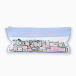 [Oh My Mahjong] Light Blue Bamboo Mahjong Bag. - The Pink Pineapple 850