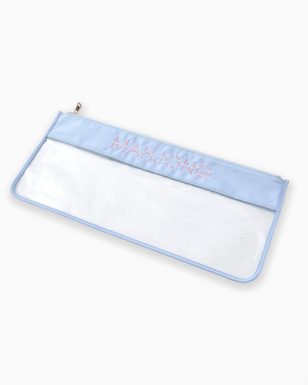 [Oh My Mahjong] Light Blue Bamboo Mahjong Bag. - The Pink Pineapple 850