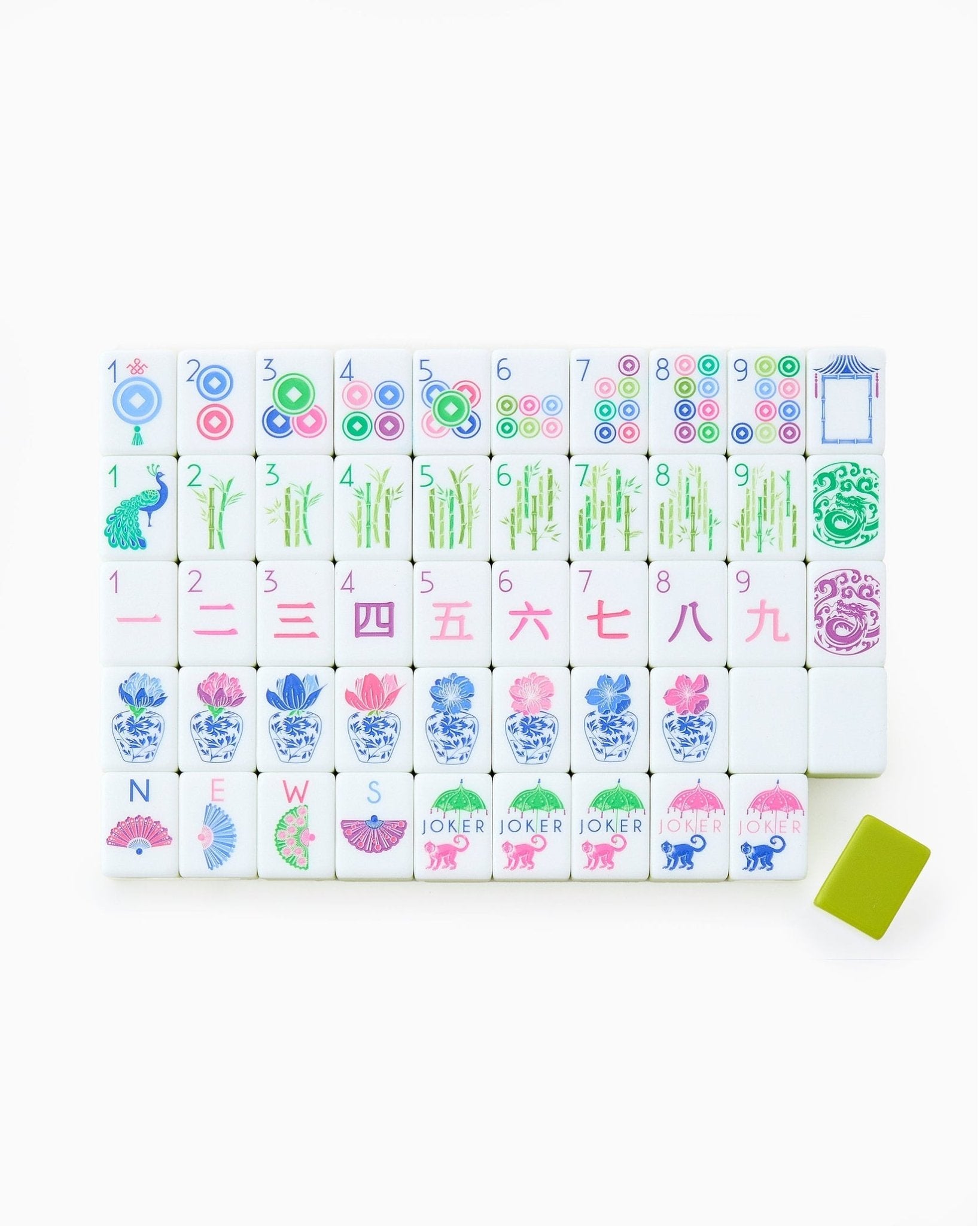 [Oh My Mahjong] Limoncello Mahjong Tiles - The Pink Pineapple 850