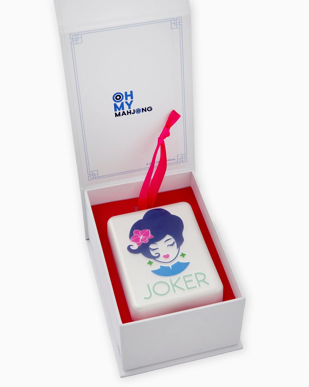 [Oh My Mahjong] Lola Joker Tile Ornament - The Pink Pineapple 850
