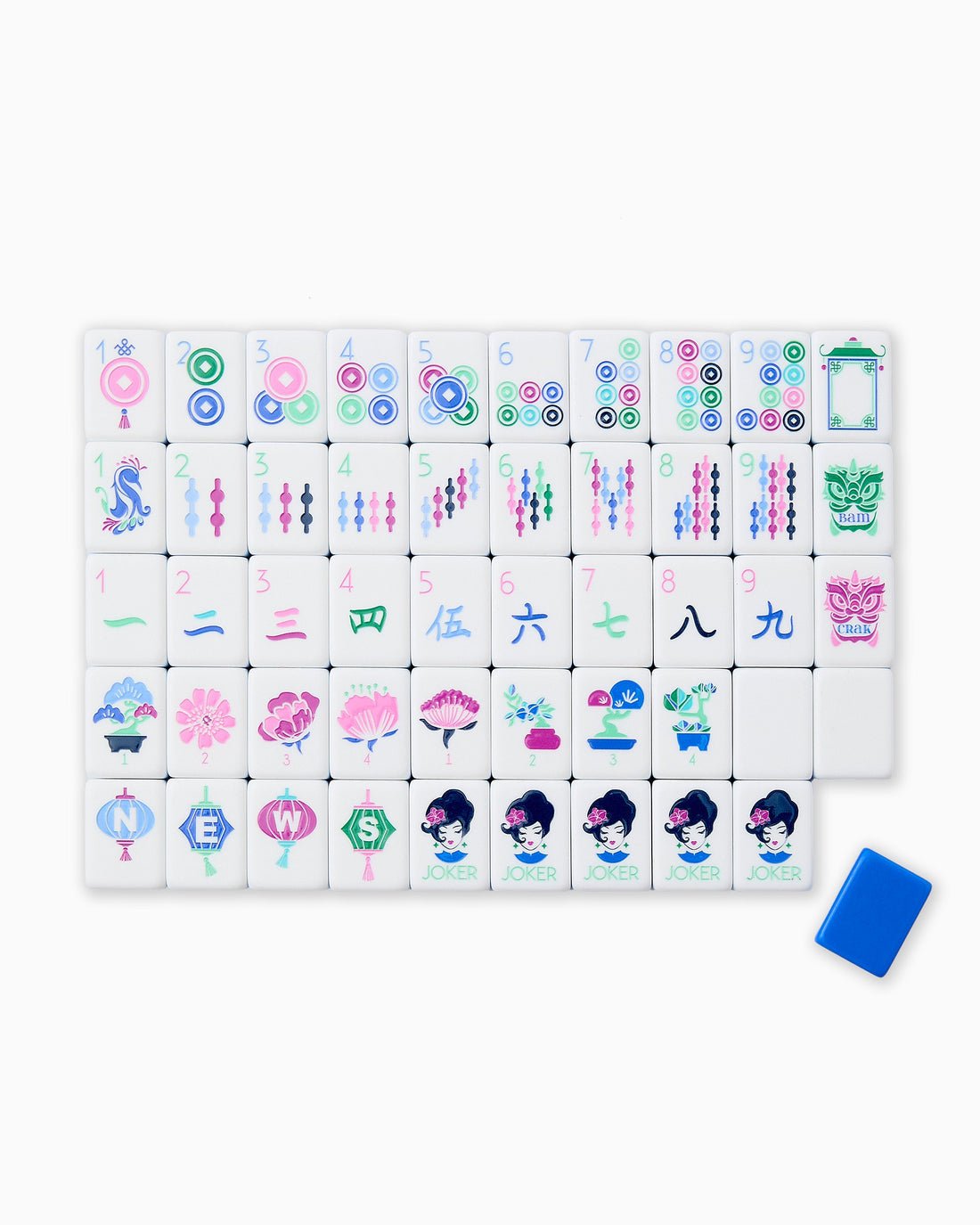 [Oh My Mahjong] Lola Mahjong Tiles - The Pink Pineapple 850