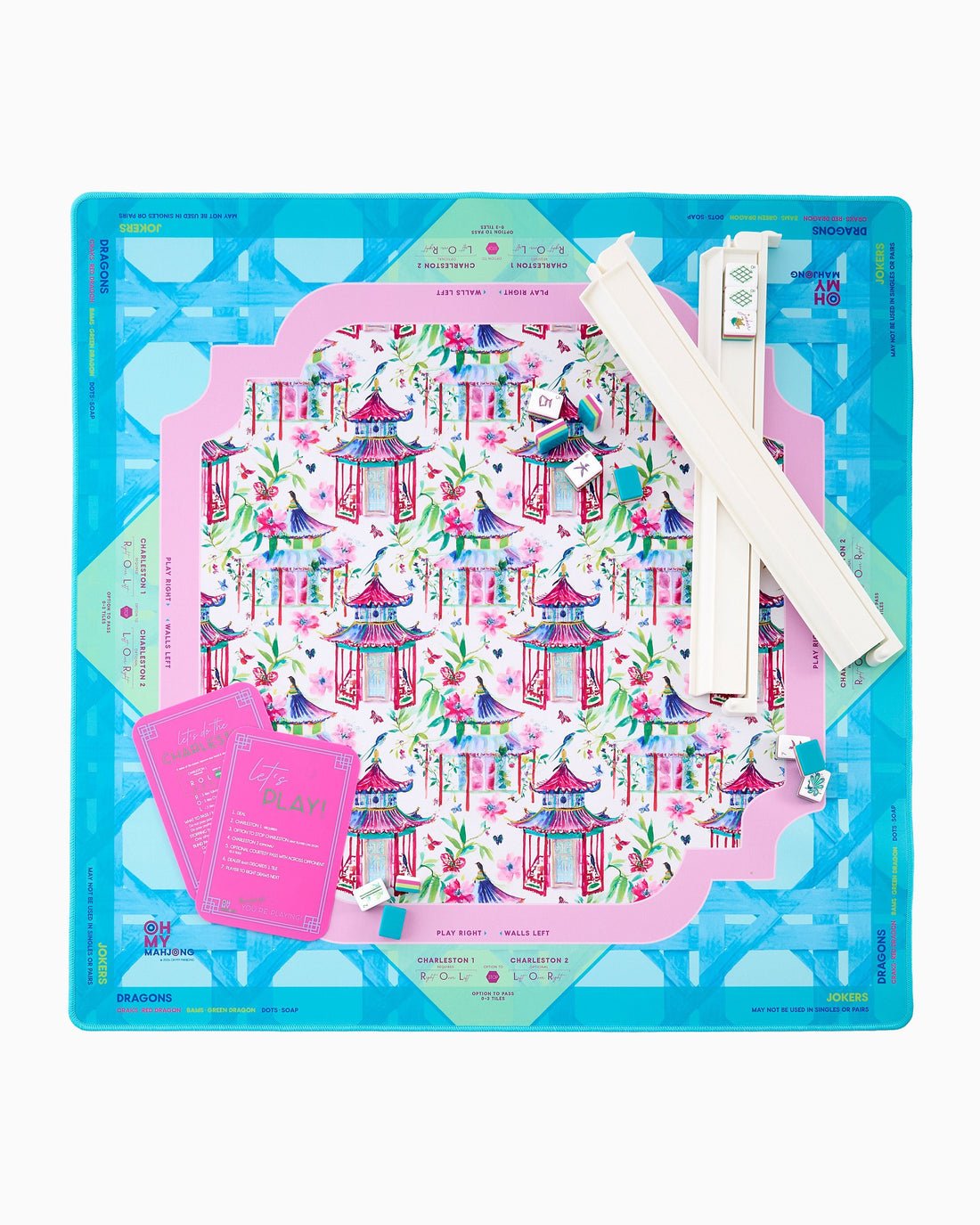 [Oh My Mahjong] Lorelei Mahjong Mat - PREORDER - The Pink Pineapple 850