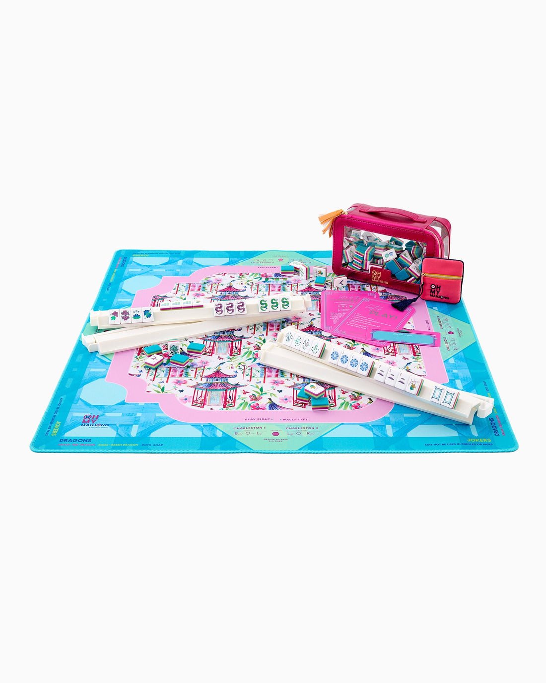 [Oh My Mahjong] Lorelei Mahjong Mat - PREORDER - The Pink Pineapple 850