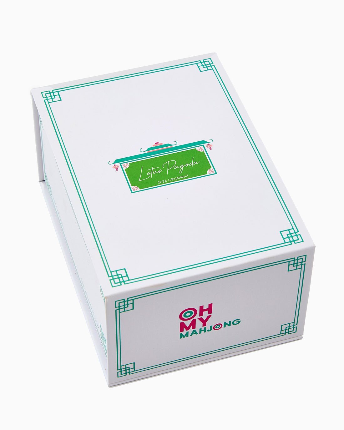 [Oh My Mahjong] Lotus Pagoda Tile Ornament - The Pink Pineapple 850