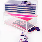 [Oh My Mahjong] Mahjong Acrylic Display Tile Box - The Pink Pineapple 850