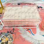 [Oh My Mahjong] Mahjong Acrylic Display Tile Box - The Pink Pineapple 850