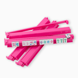 [Oh My Mahjong] Mahjong Racks with Pushers – Hot Pink Acrylic Set - The Pink Pineapple 850