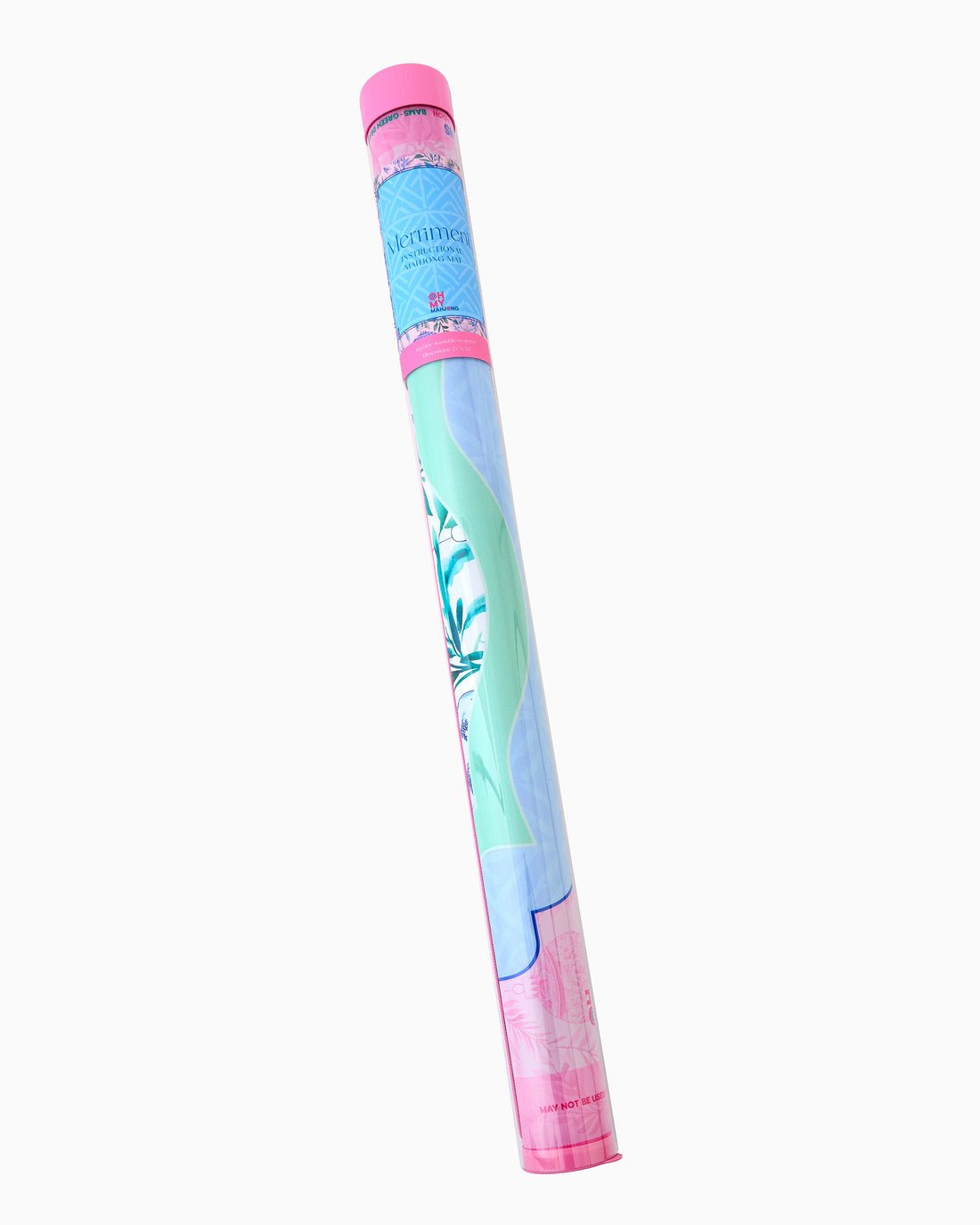 [Oh My Mahjong] Merriment Mahjong Mat In Tube - The Pink Pineapple 850