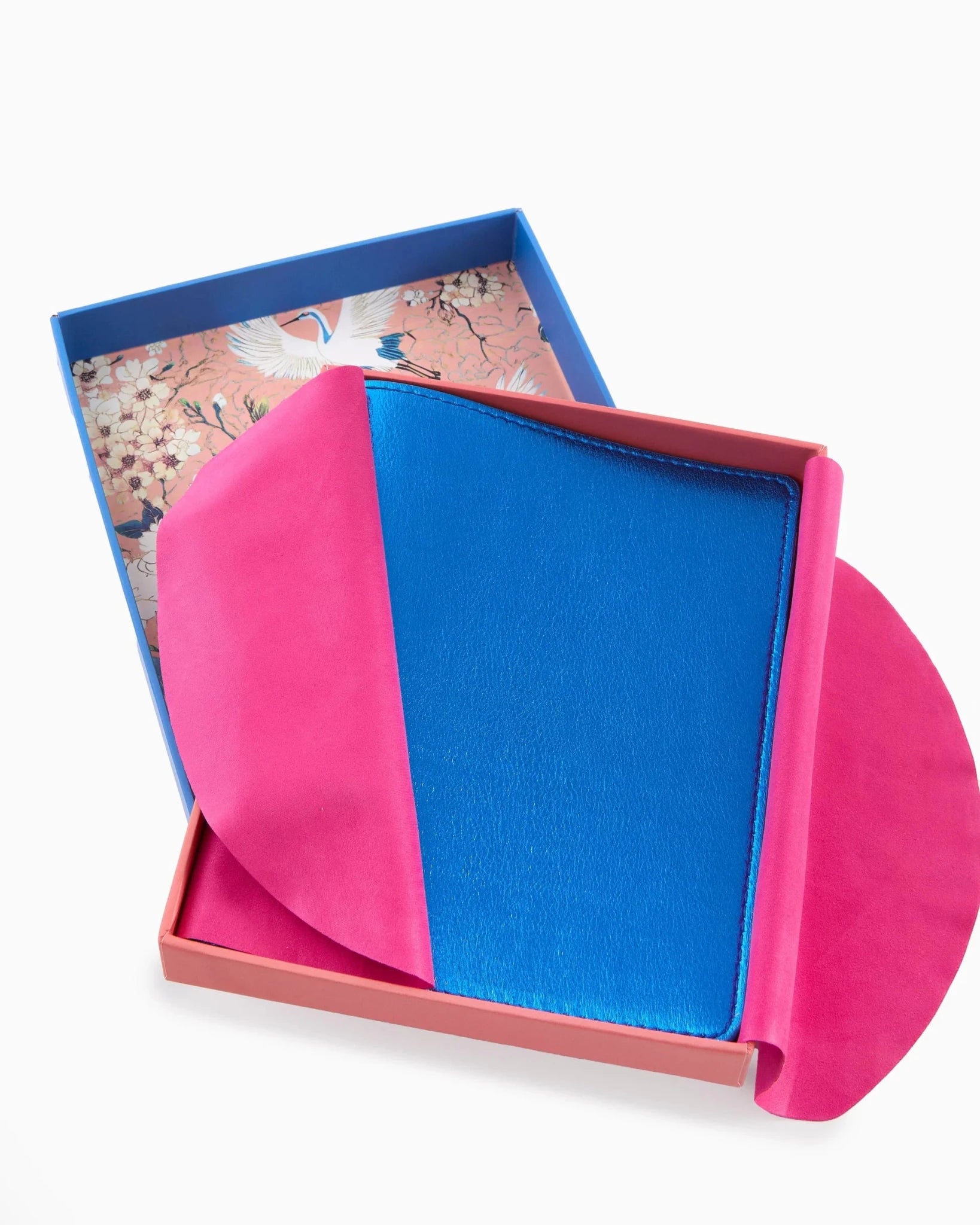 [Oh My Mahjong] Metallic Blue Mahjong Card Folio - The Pink Pineapple 850