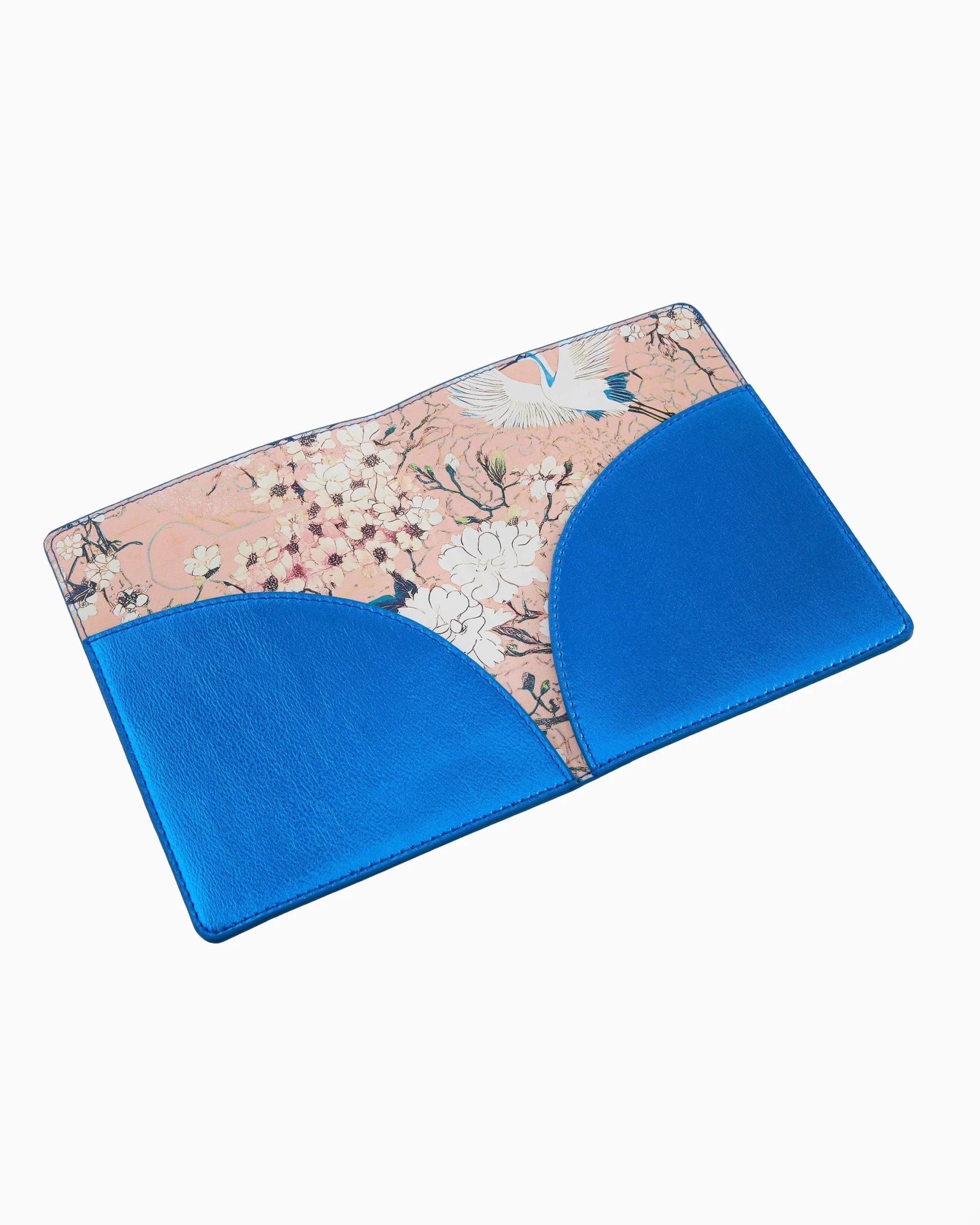 [Oh My Mahjong] Metallic Blue Mahjong Card Folio - The Pink Pineapple 850