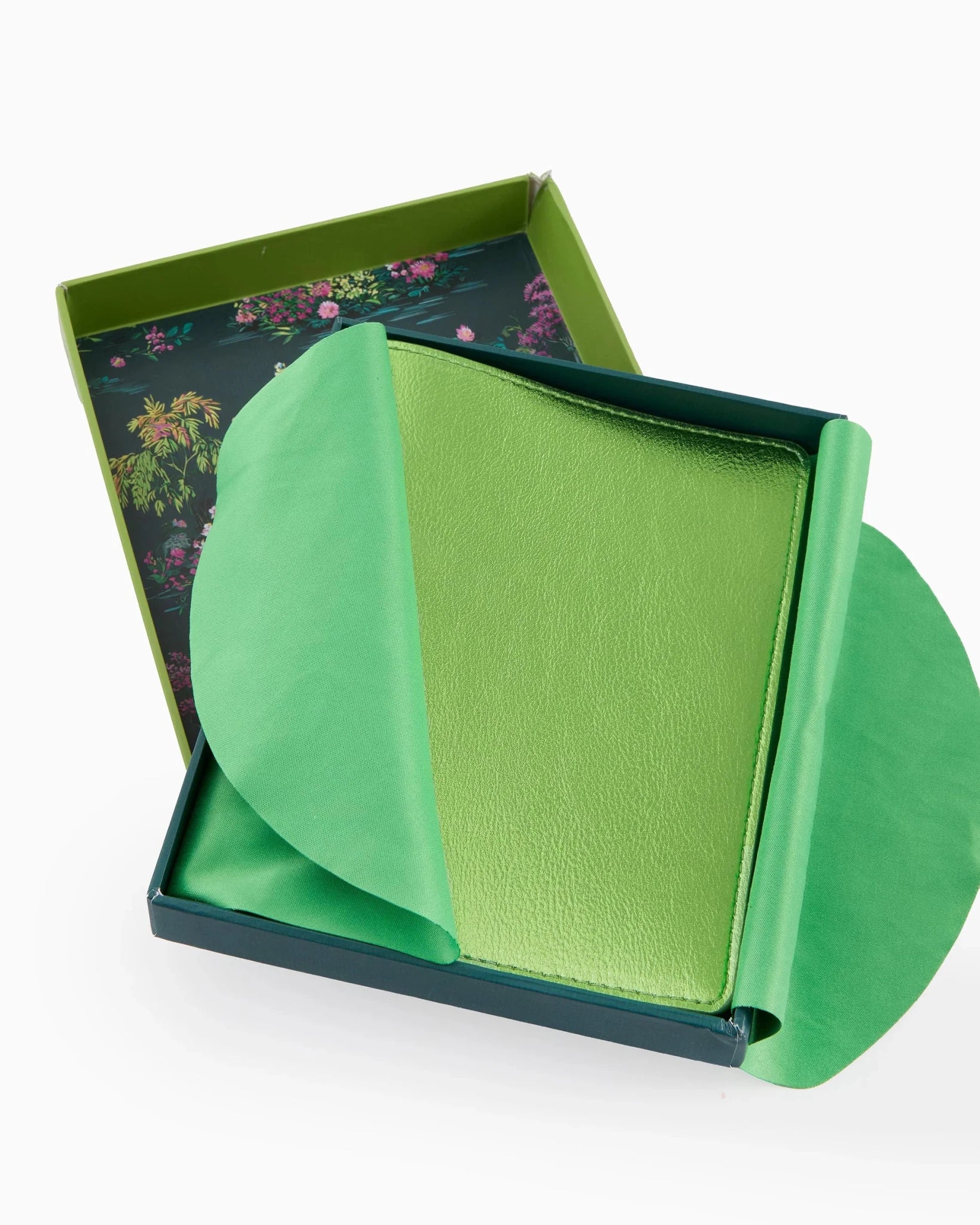 [Oh My Mahjong] Metallic Green Mahjong Card Folio - The Pink Pineapple 850