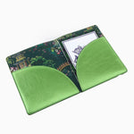 [Oh My Mahjong] Metallic Green Mahjong Card Folio - The Pink Pineapple 850