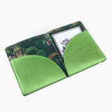 [Oh My Mahjong] Metallic Green Mahjong Card Folio - The Pink Pineapple 850