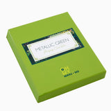[Oh My Mahjong] Metallic Green Mahjong Card Folio - The Pink Pineapple 850