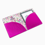 [Oh My Mahjong] Metallic Hot Pink Mahjong Card Folio - The Pink Pineapple 850