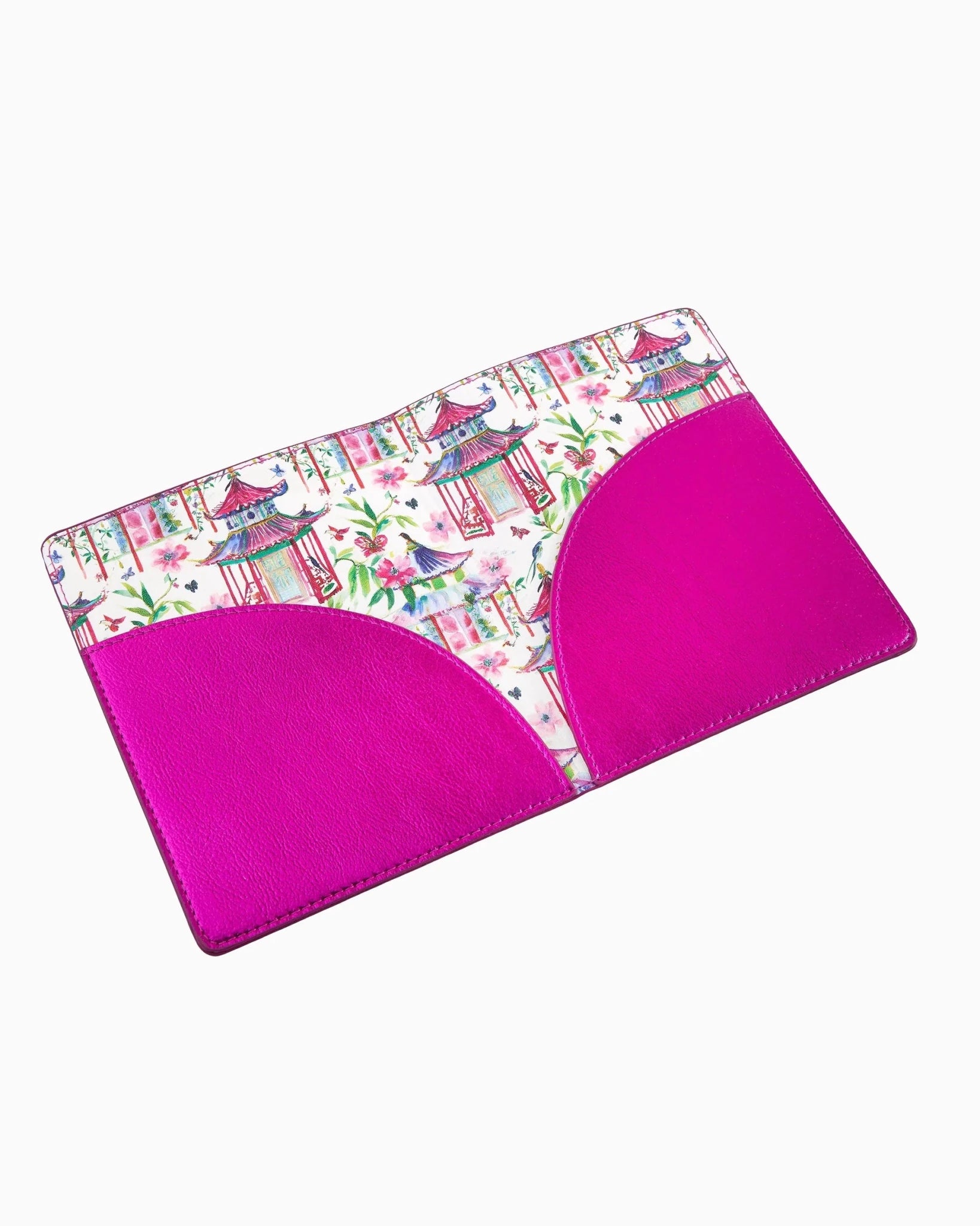 [Oh My Mahjong] Metallic Hot Pink Mahjong Card Folio - The Pink Pineapple 850