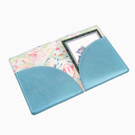 [Oh My Mahjong] Metallic Light Blue Mahjong Card Folio - The Pink Pineapple 850