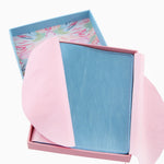 [Oh My Mahjong] Metallic Light Blue Mahjong Card Folio - The Pink Pineapple 850