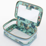 [Oh My Mahjong] Metallic Light Blue Mahjong Tile Storage Bag - The Pink Pineapple 850