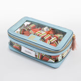 [Oh My Mahjong] Metallic Light Blue Mahjong Tile Storage Bag - The Pink Pineapple 850