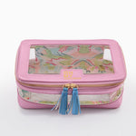 [Oh My Mahjong] Metallic Light Pink Mahjong Tile Storage Bag - The Pink Pineapple 850
