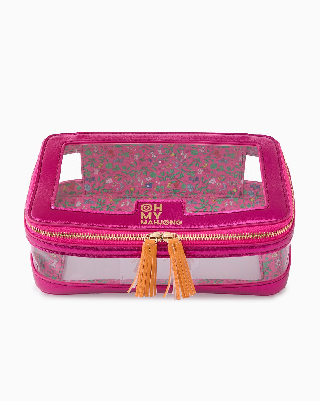 [Oh My Mahjong] Metallic Pink Mahjong Tile Storage Bag. - The Pink Pineapple 850