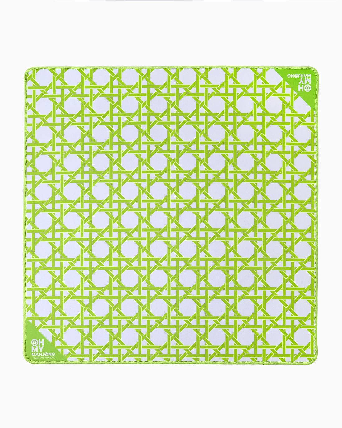 [Oh My Mahjong] Mini Green Cane Mahjong Mat - The Pink Pineapple 850