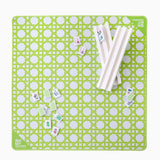[Oh My Mahjong] Mini Green Cane Mahjong Mat - The Pink Pineapple 850