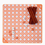 [Oh My Mahjong] Mini Orange Cane Mat - The Pink Pineapple 850