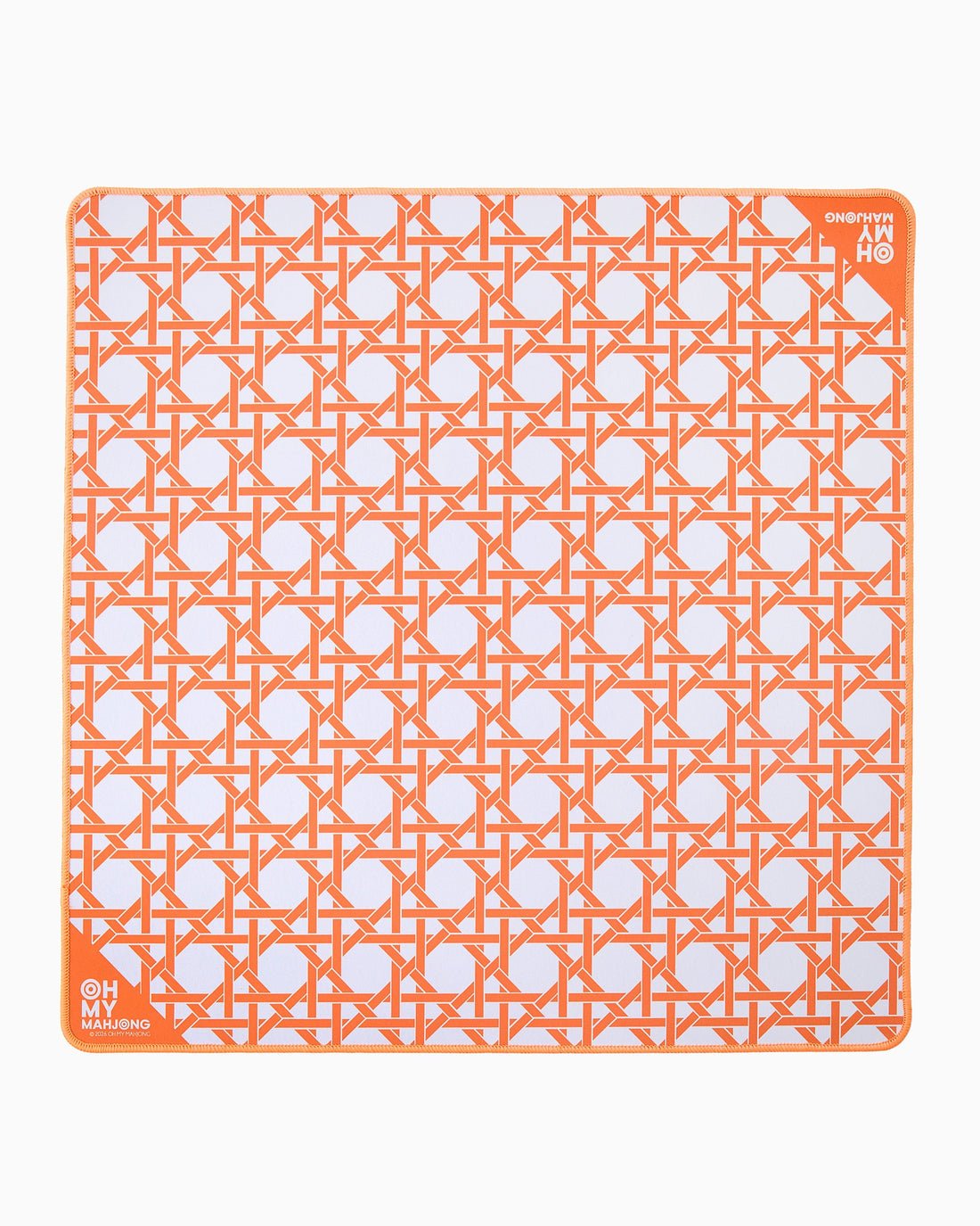 [Oh My Mahjong] Mini Orange Cane Mat - The Pink Pineapple 850