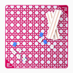 [Oh My Mahjong] Mini Pink Cane Mat - The Pink Pineapple 850