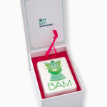 [Oh My Mahjong] Mint Dragon Tile Ornament - The Pink Pineapple 850