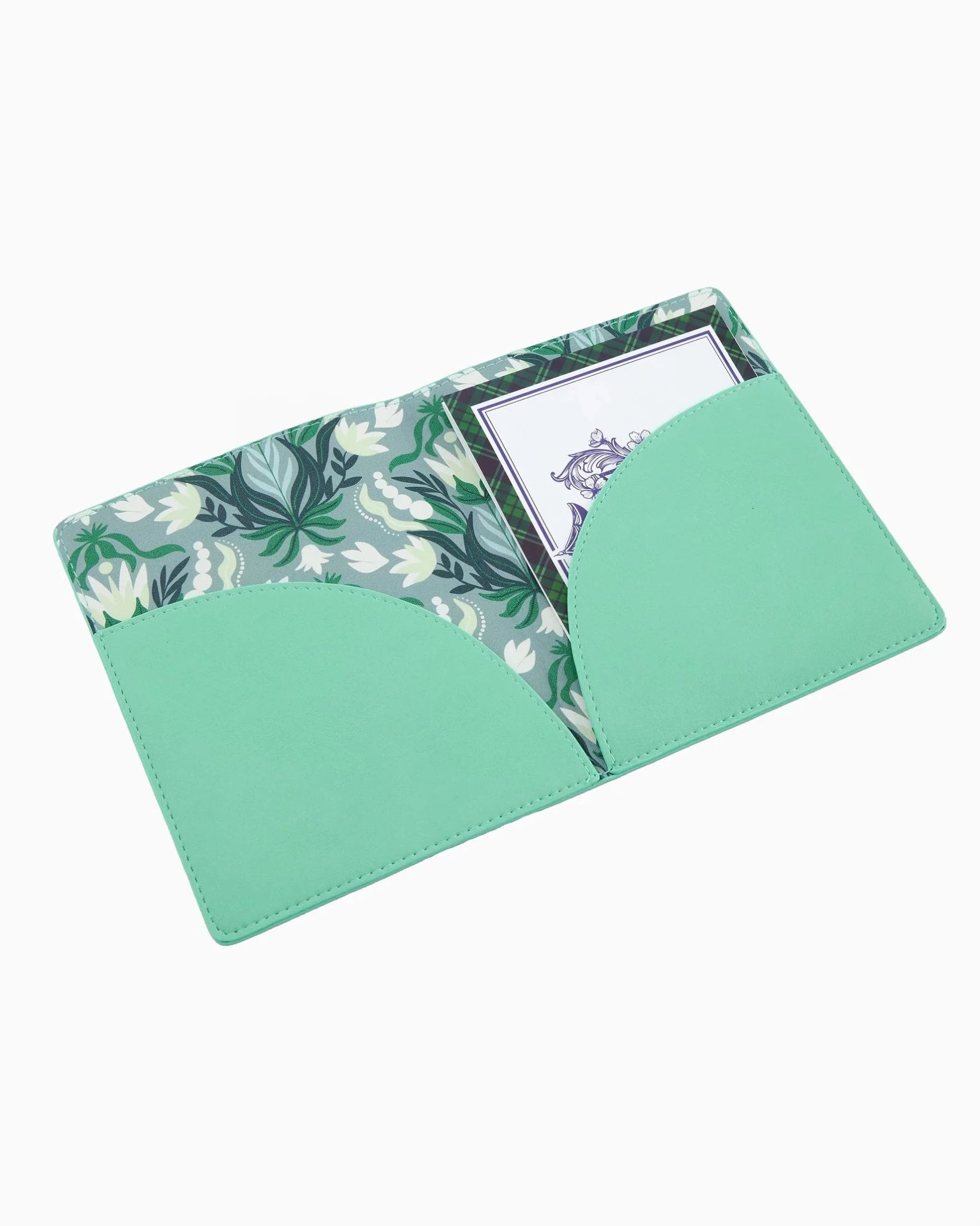 [Oh My Mahjong] Mint Mahjong Card Folio - The Pink Pineapple 850