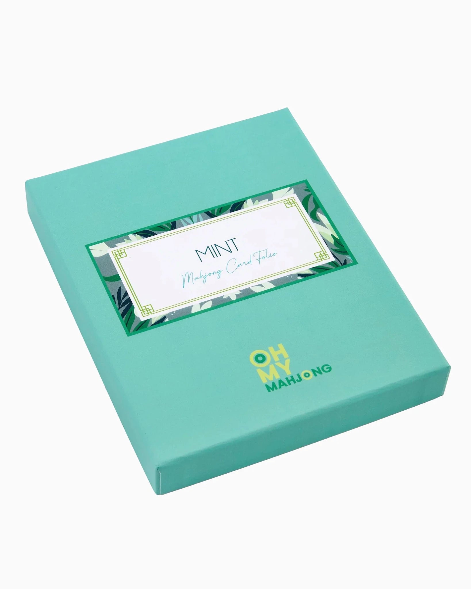 [Oh My Mahjong] Mint Mahjong Card Folio - The Pink Pineapple 850