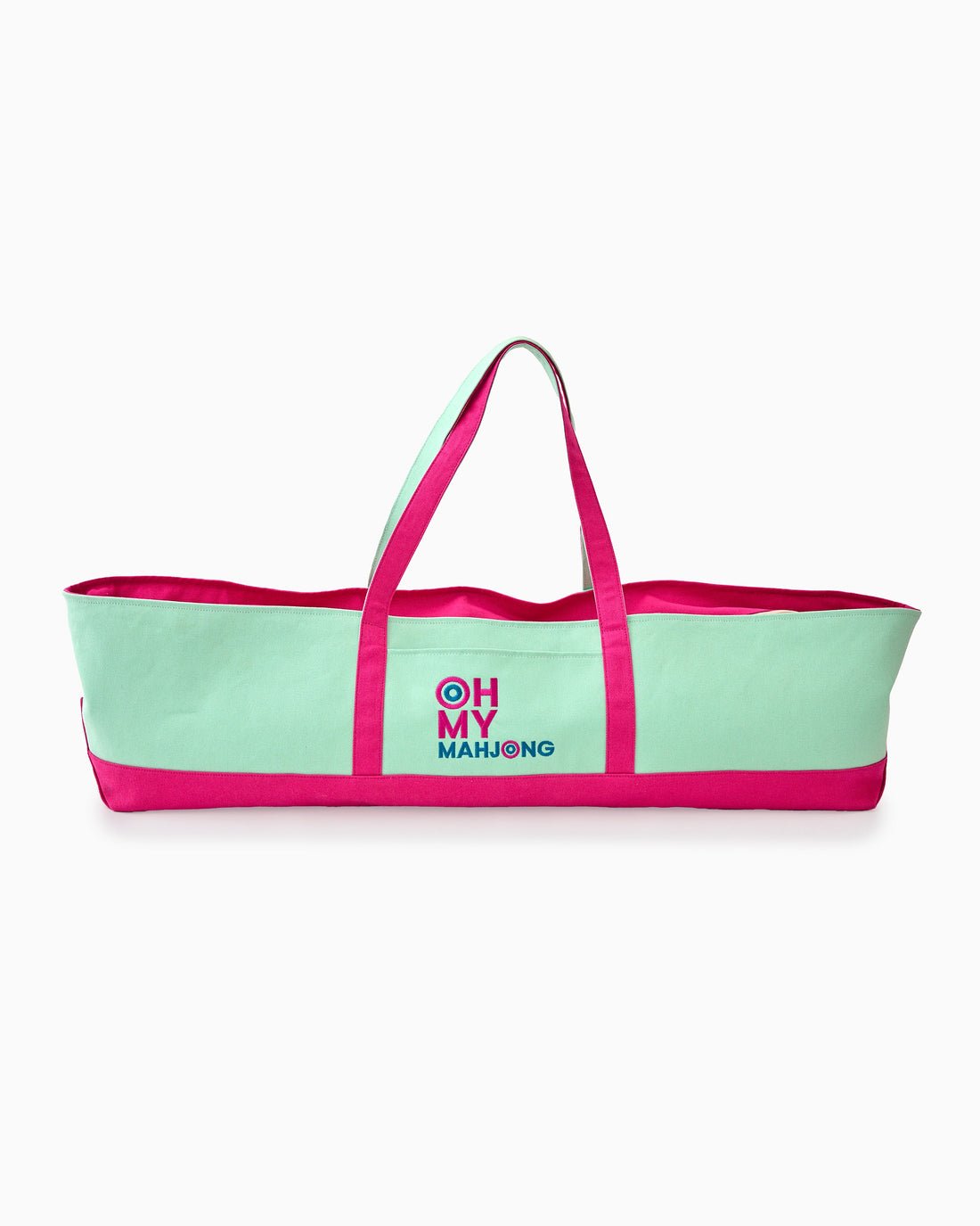 [Oh My Mahjong] Mint Mahjong Mat Storage Bag - The Pink Pineapple 850